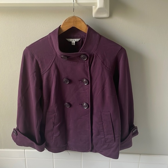 Cabi Purple Coat - Style #182 - Size M EUC - Picture 1 of 4